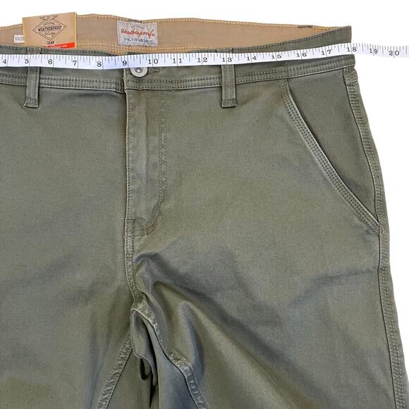 Weatherproof Vintage Mens Sz 36x30 Flax Utility Pant Straight Fit Stretch Twill - Picture 9 of 15
